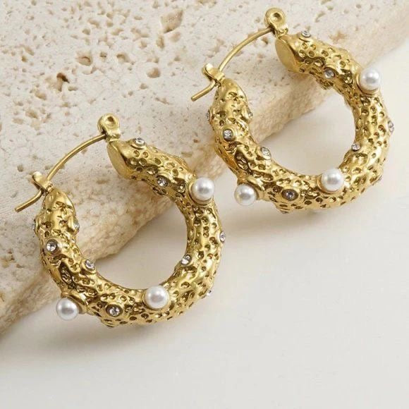 Retro Pearl Earrings