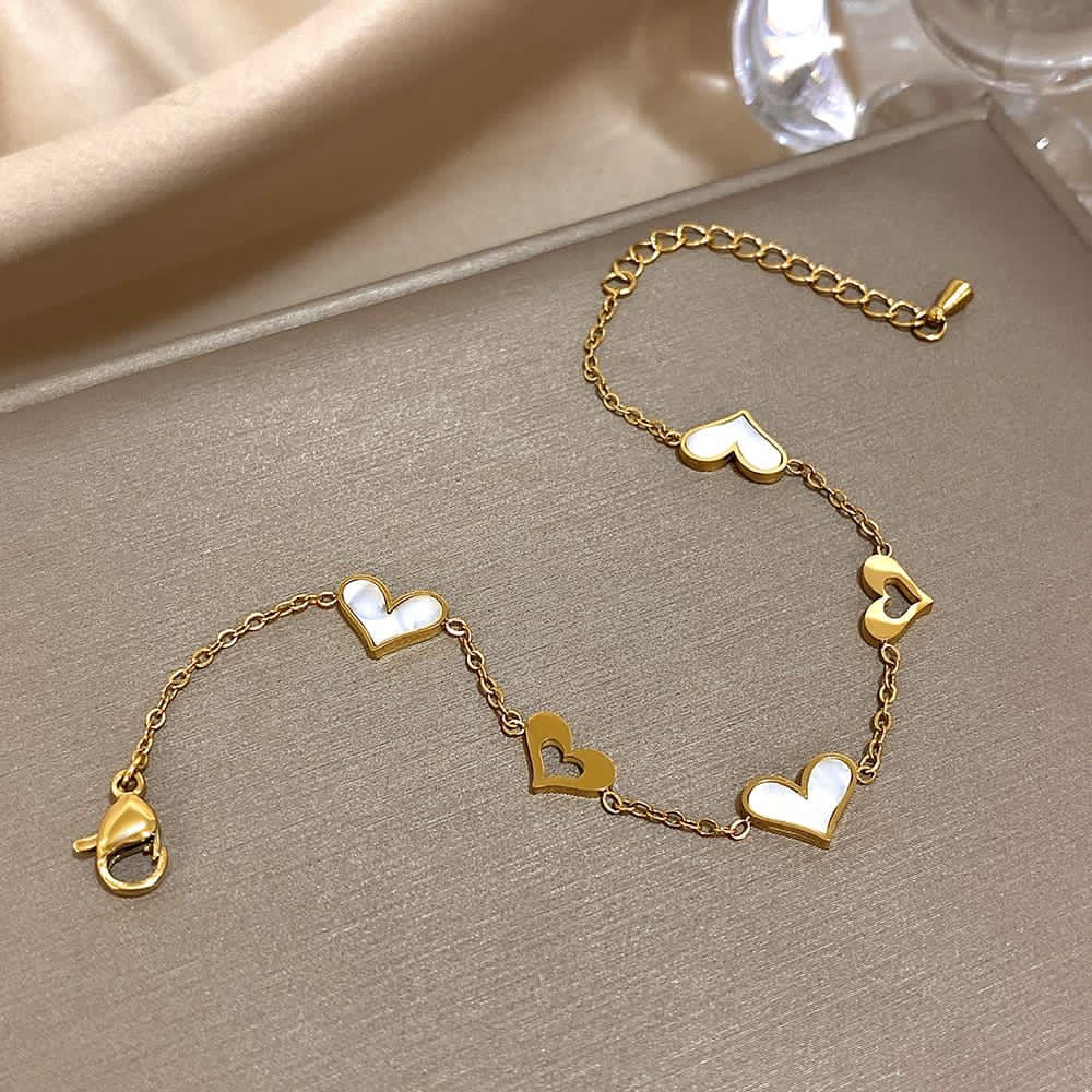 Vintage heart bracelet
