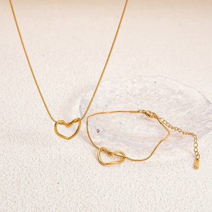 Hollow Heart Necklace