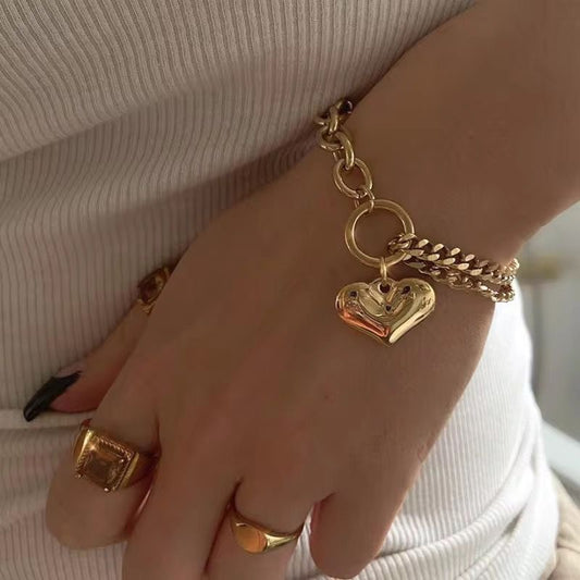 Heart chain Bracelet