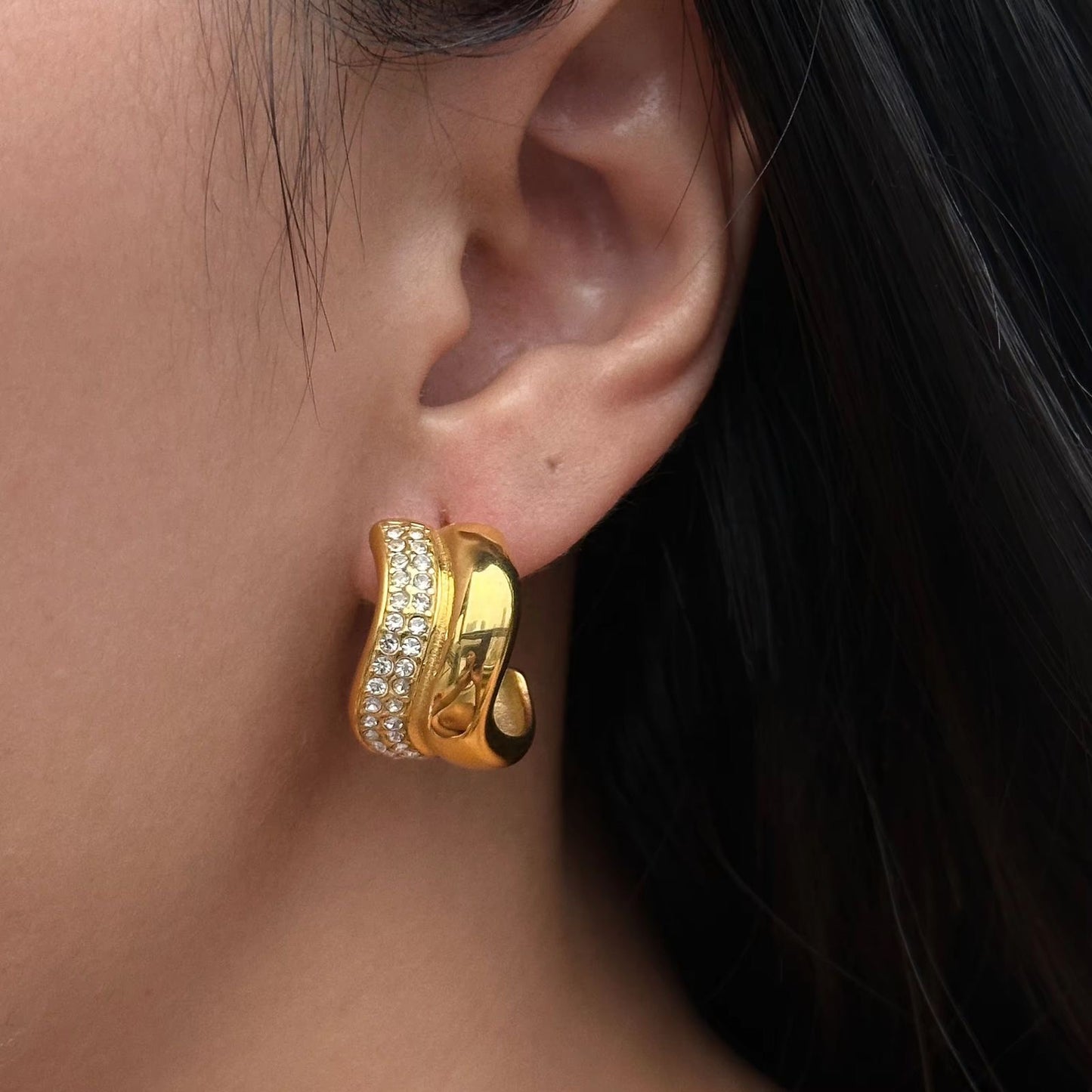Gold Zarkoon Studs