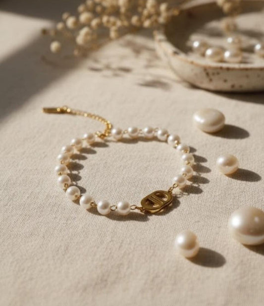 CD pearl Bracelet