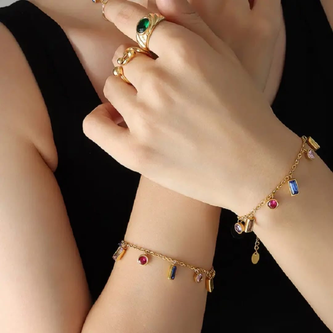 Multi-Coloured Charm Set