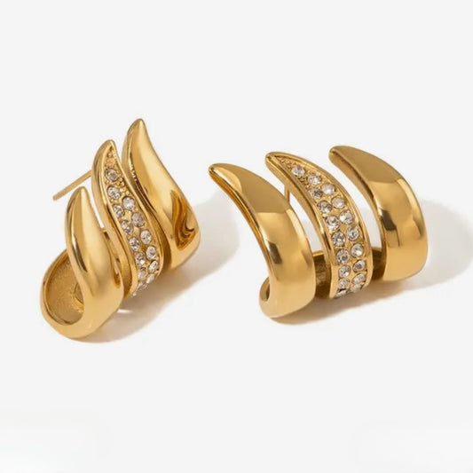Gold Zarkoon Earrings