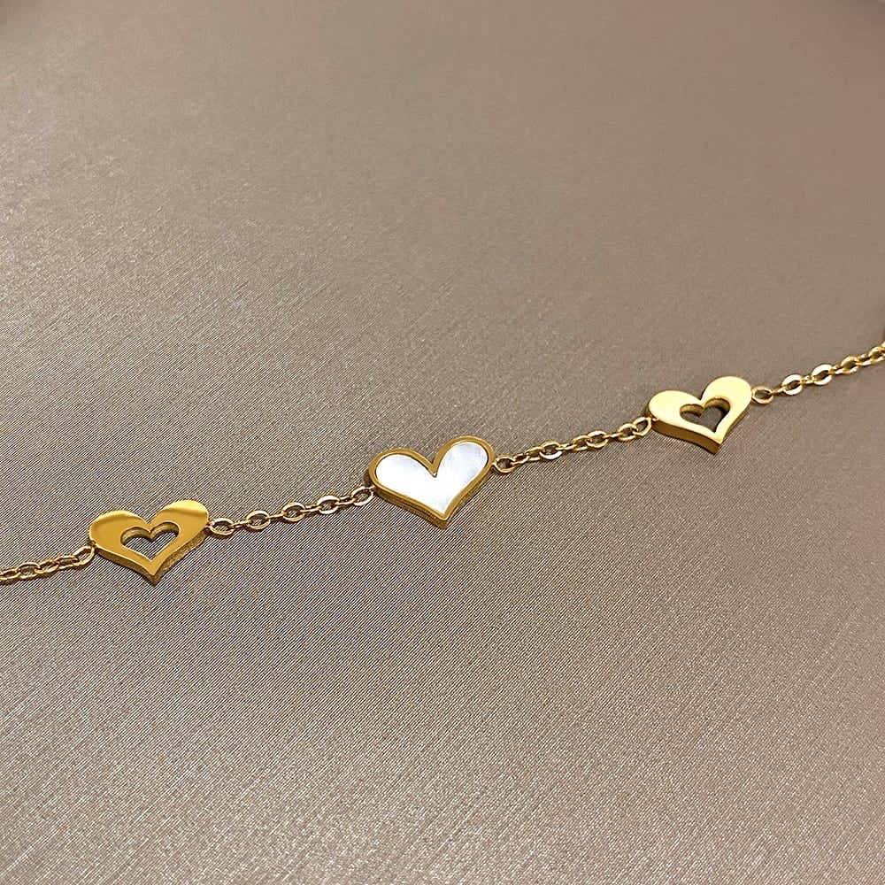 Vintage heart bracelet