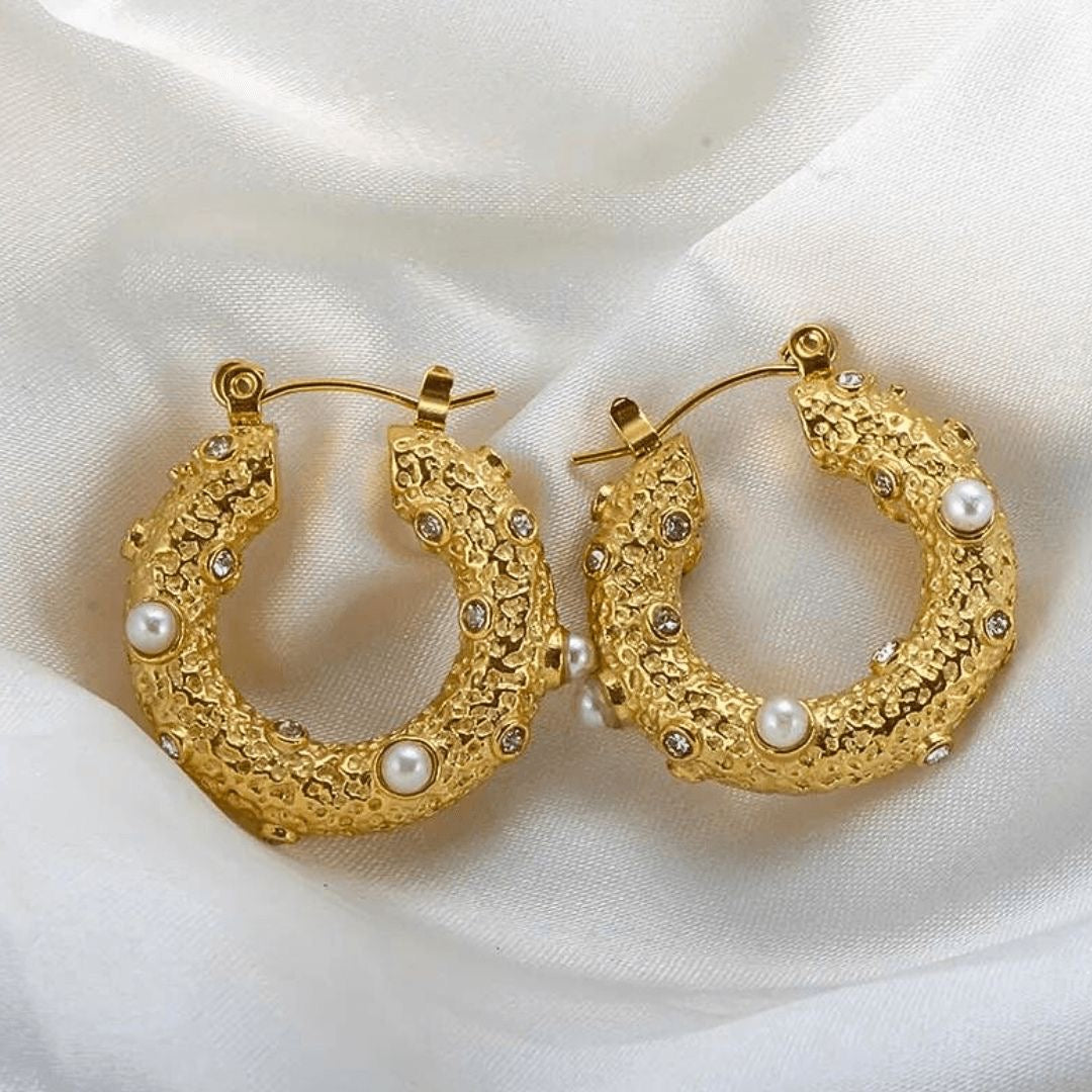 Retro Pearl Earrings