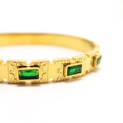Emerald Stone Bangle