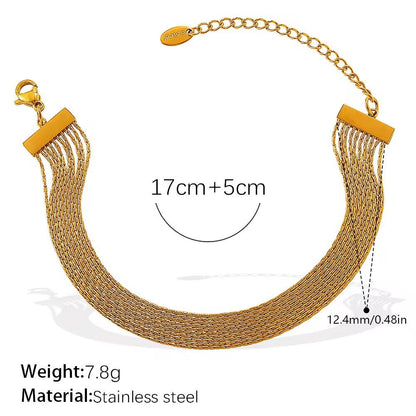 Eight Layer Chunky Bracelet