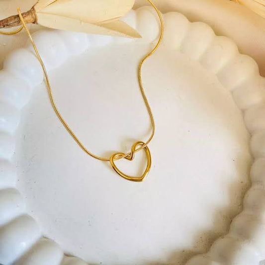 Hollow Heart Necklace