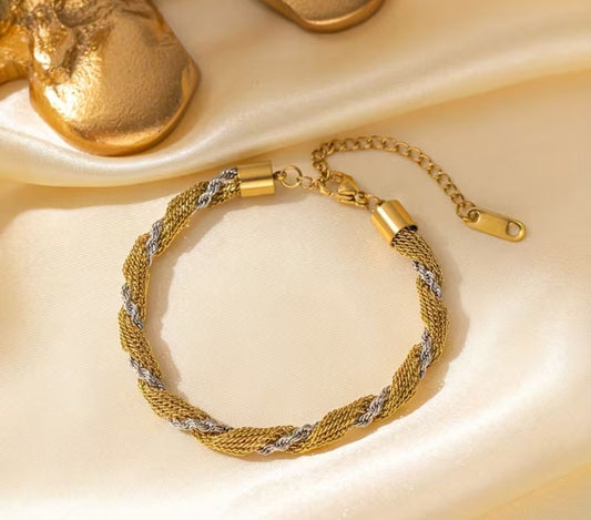 Two Tone Rope bracelet