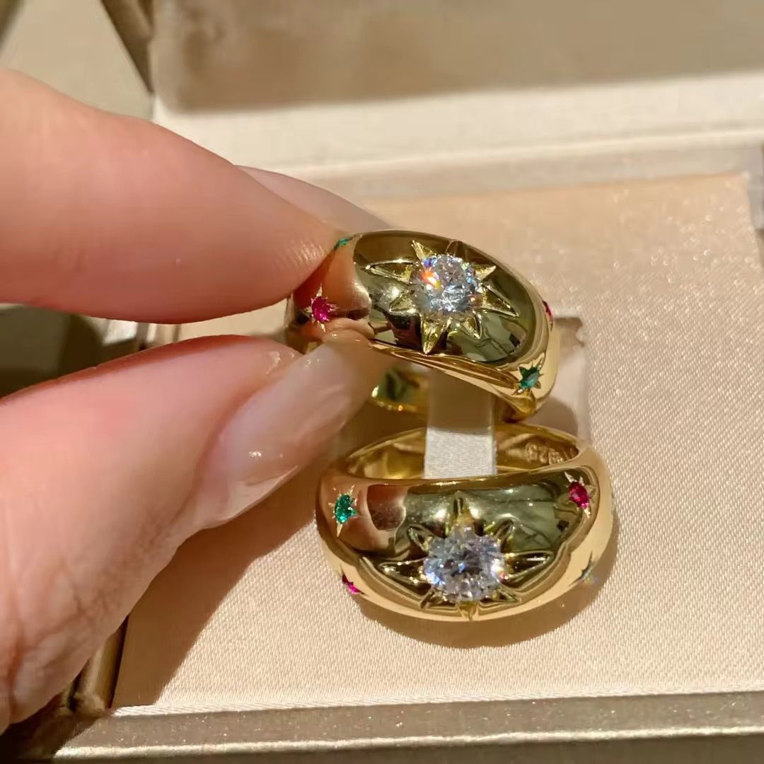 Golden Star Ring