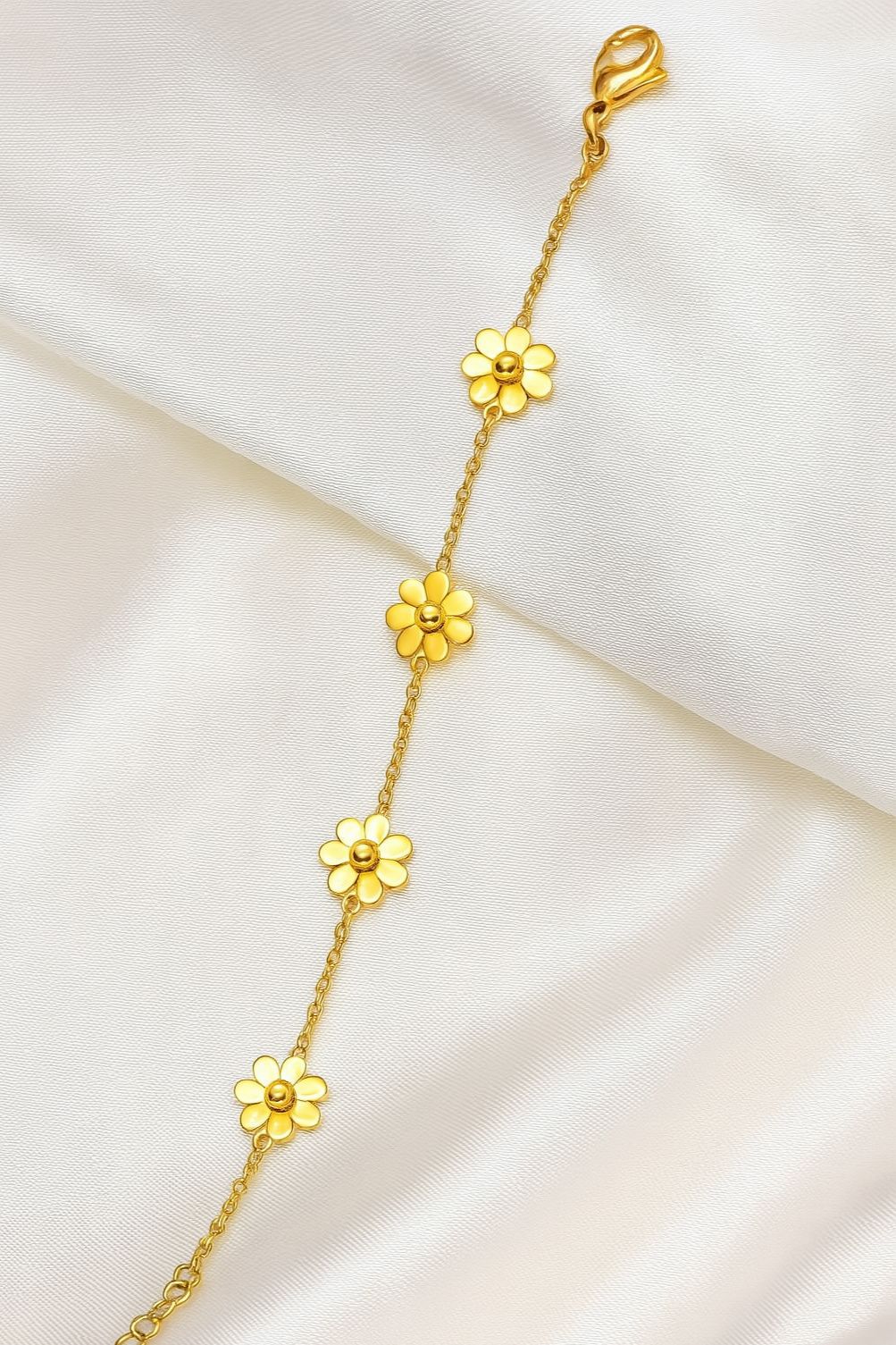 Gold Flower Bracelet