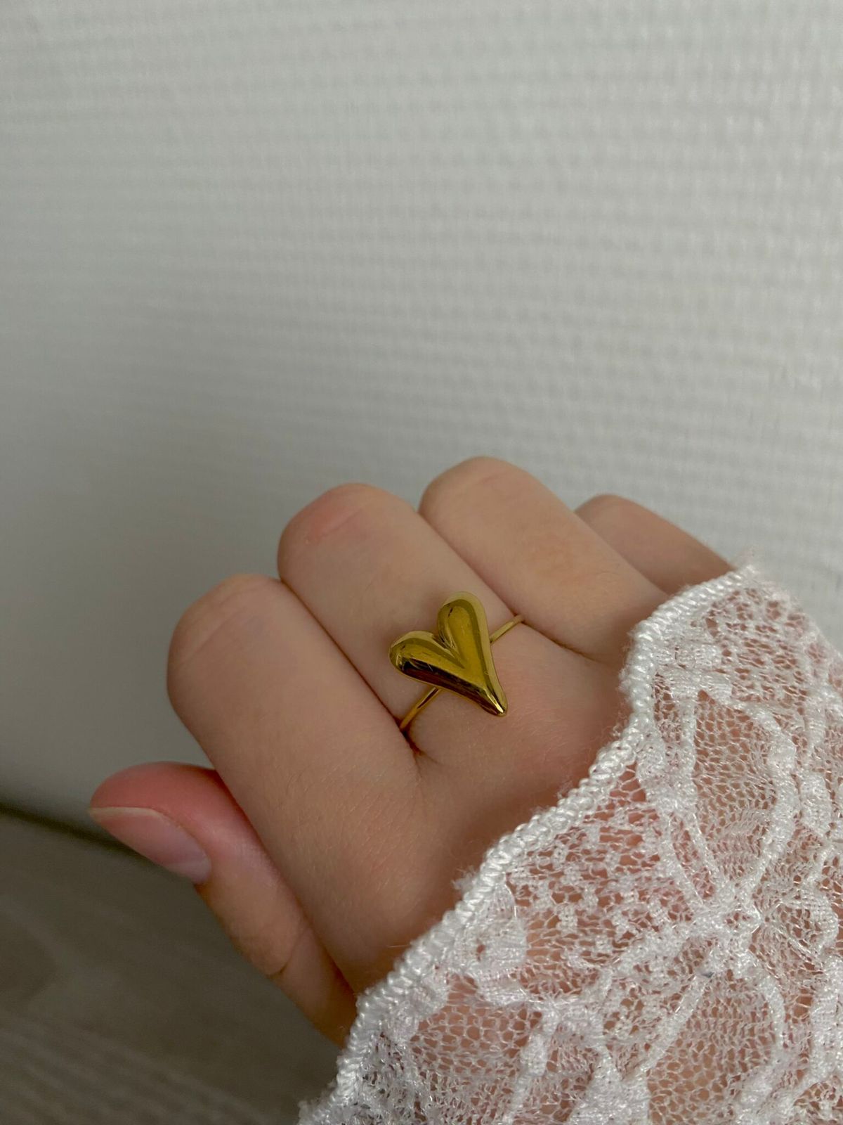Golden Heart Ring