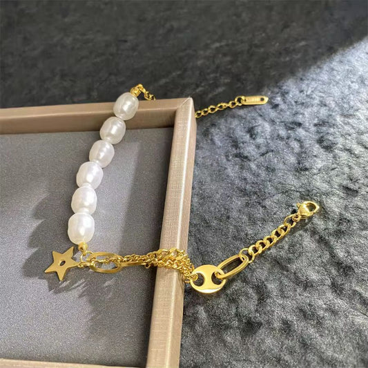 Star Pearl Bracelet