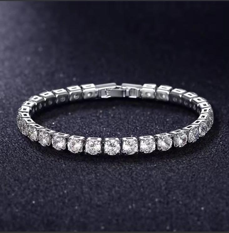 Sliver Tennis Bracelet