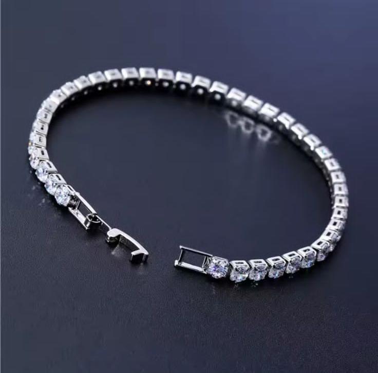 Sliver Tennis Bracelet